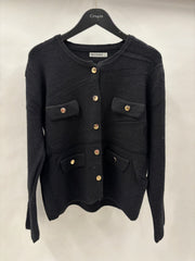 Cardigan Med Guldknapper