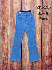 Lysvasket bootcut jeans