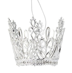 75MM FILIGREE CROWN SILVER