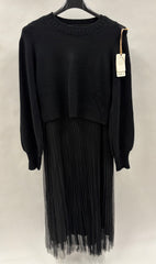 Kjole med striktrøje - Brystmål 120cm