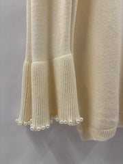 Strikbluse, Perlekant