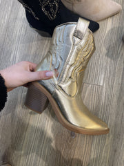 Cowboy støvler guld by Krone 1