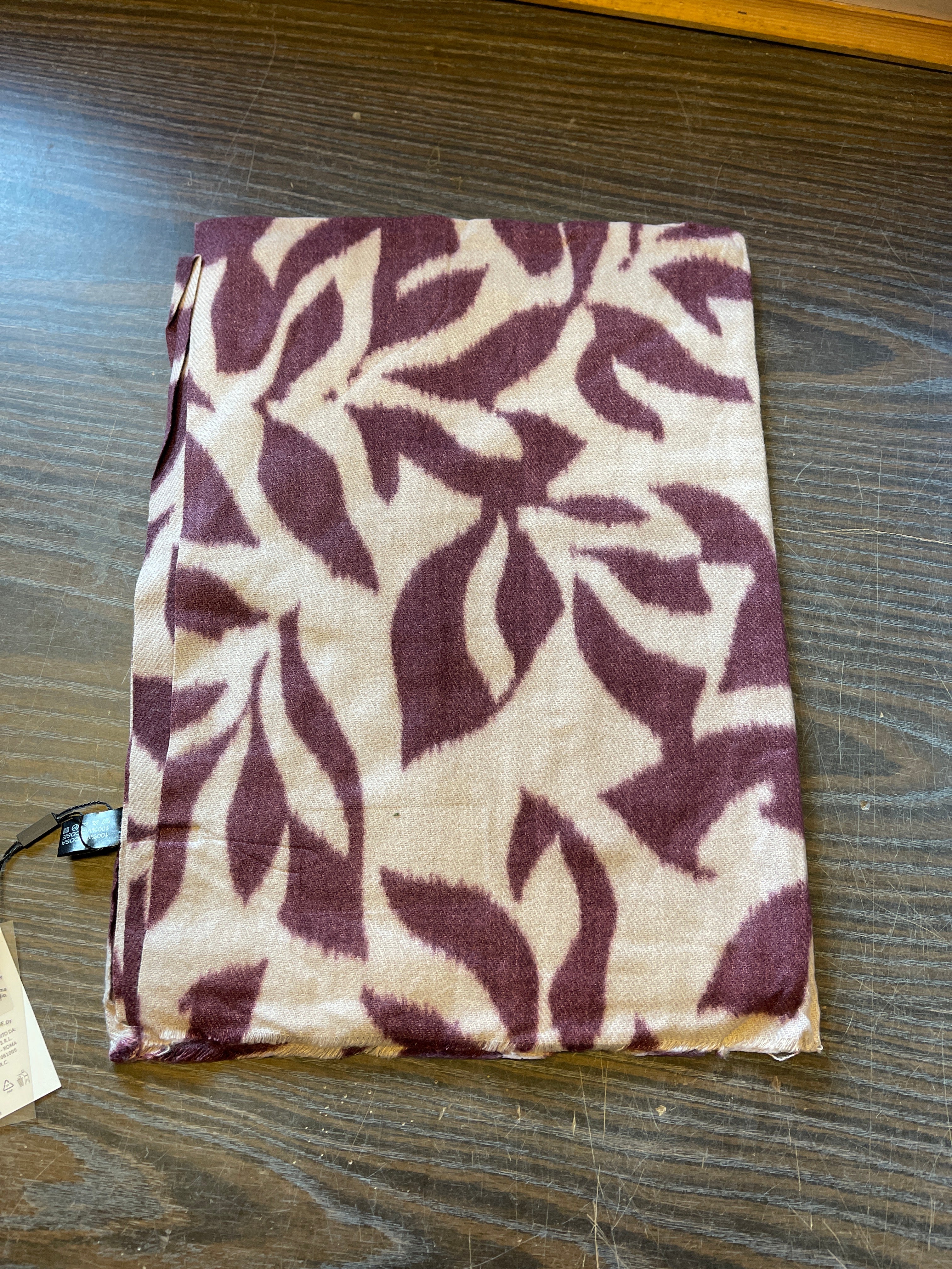 Halstørklæde med mønster