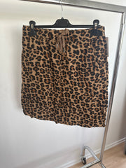 Mirakelnederdel med leopard print