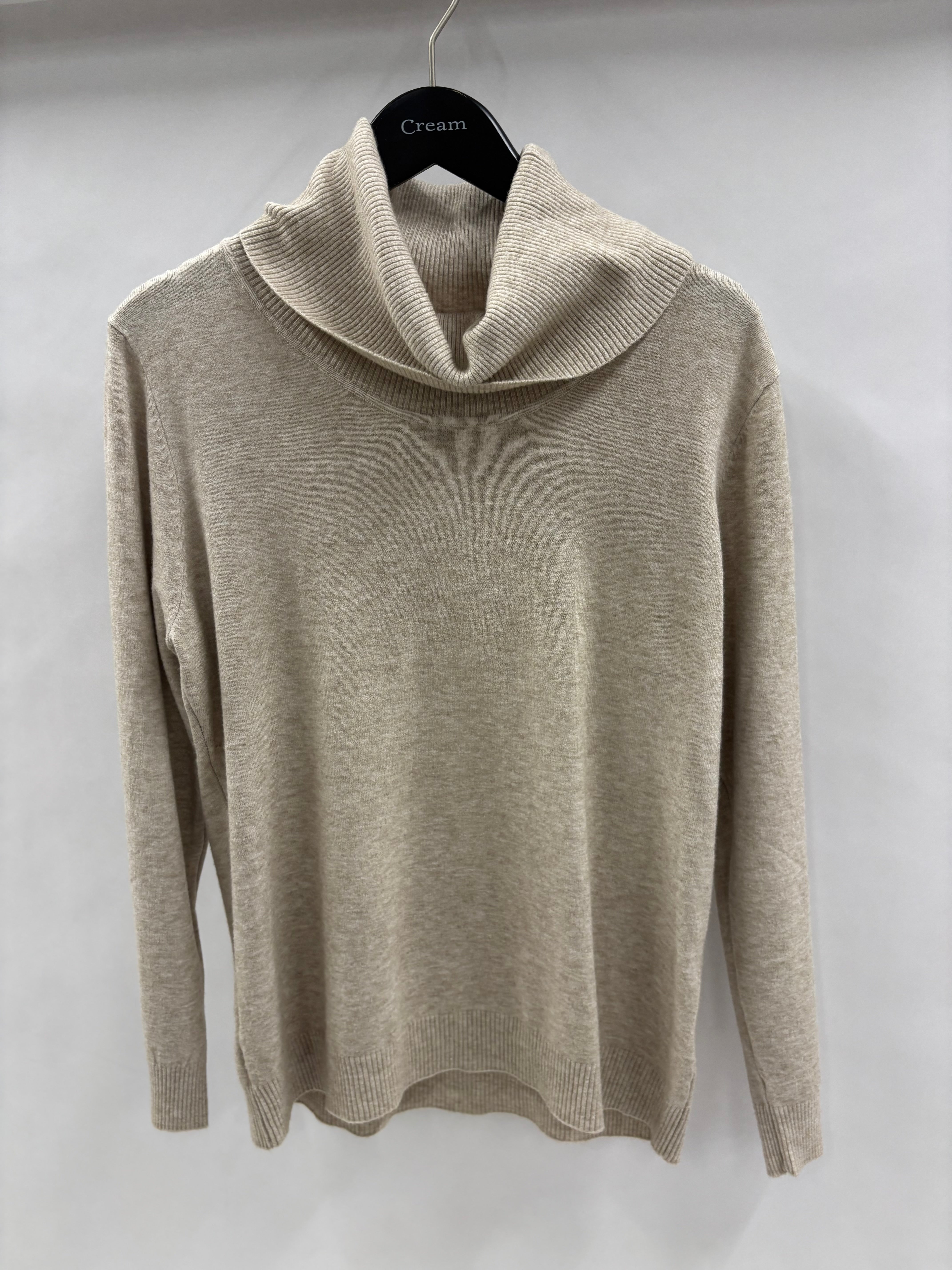 Strikbluse Stor Krave