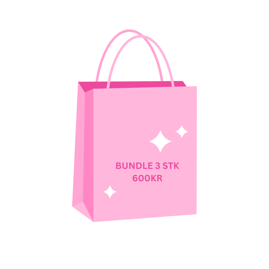 Eksklusiv bundle 3 stk - 600kr