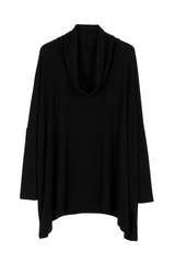 Blød rullekrave bluse - Brystmål 160 cm
