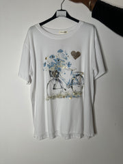 T-shirt med cykel - ITJULI25