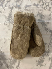 Faux fur pels handsker