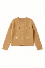 Cardigan Med Guldknapper