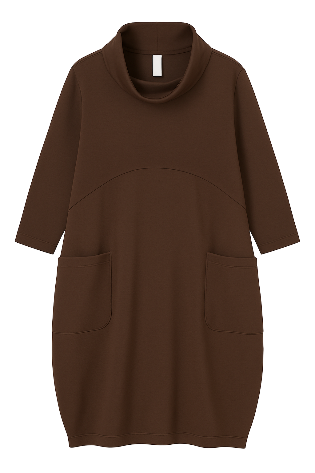 Sweatshirtkjole med lommer