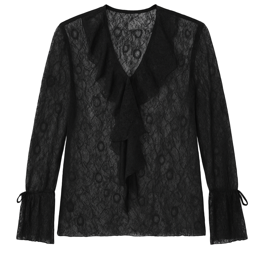 Blondebluse Flæser - Brystmål 120cm