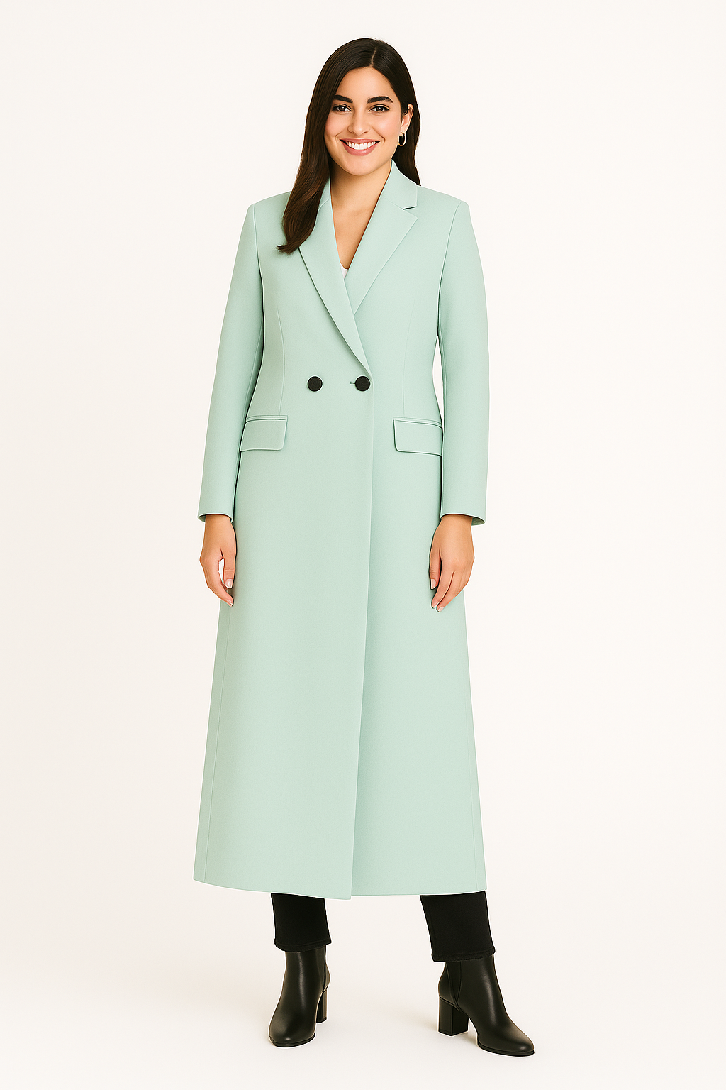 Lang blazer frakke