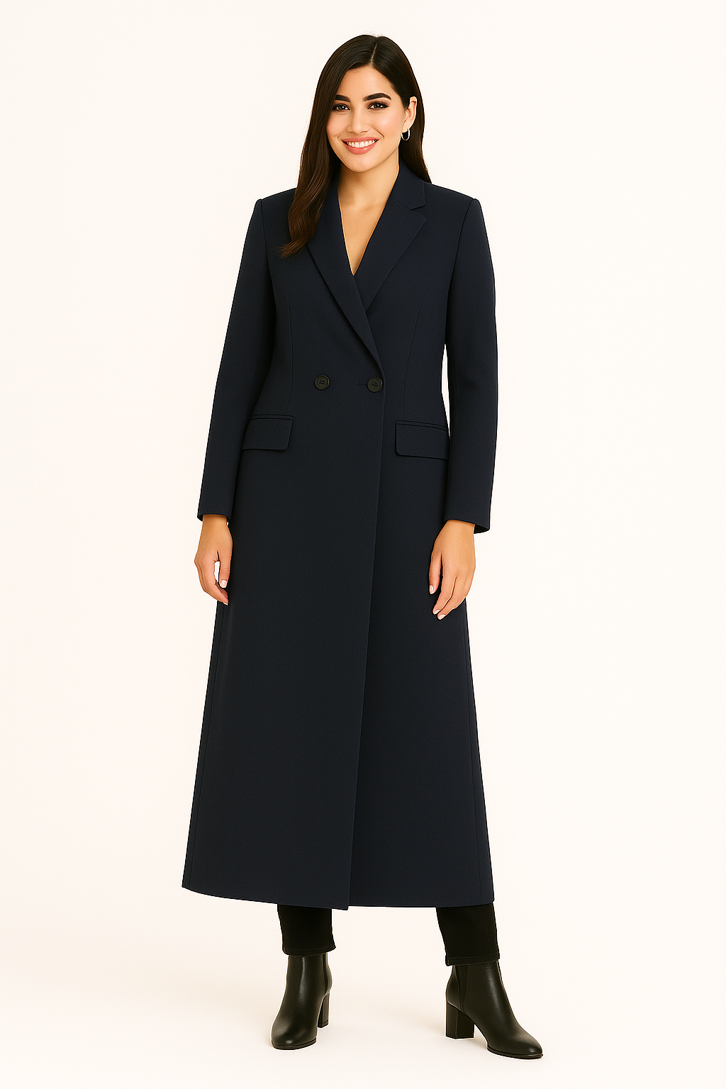 Lang blazer frakke