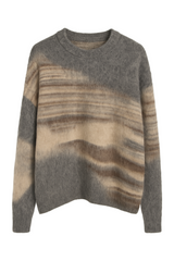 Vamset herre strik - multifarvet