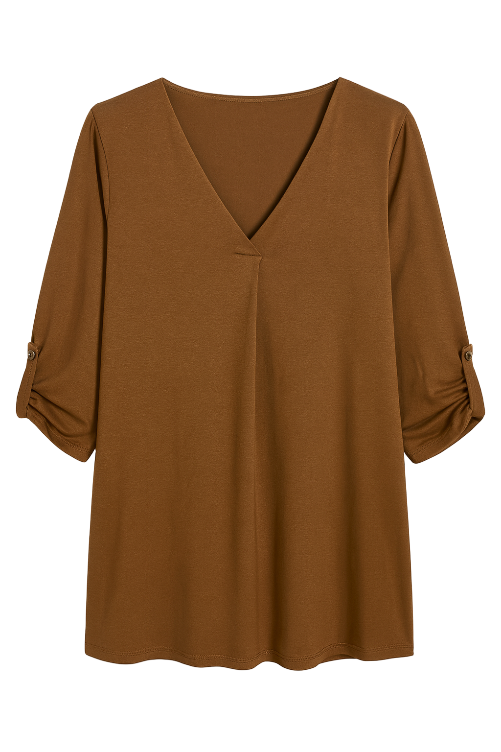 Jersey overdel med v hals - Brystmål 130cm