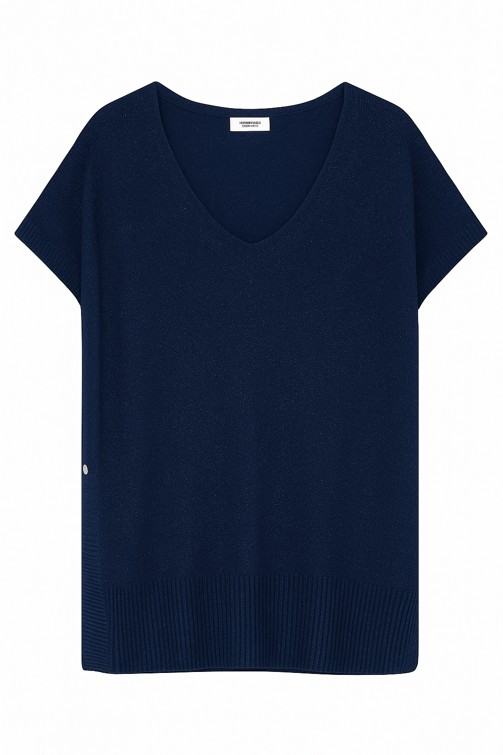 Strikvest med knap og lurex - Brystmål 140cm by Krone 1