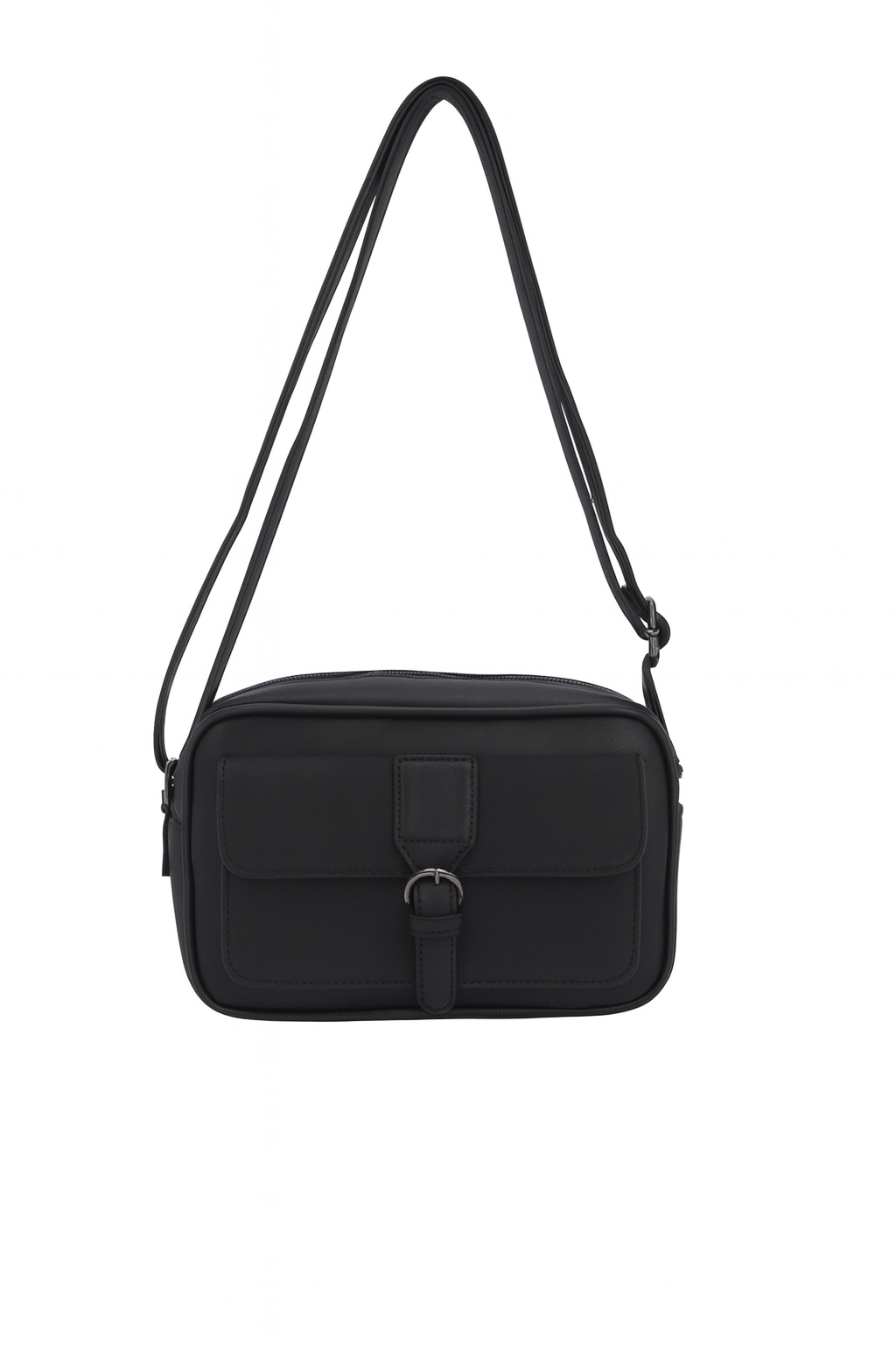 Crossbody taske med spænde front 24x7x15cm