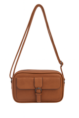 Crossbody taske med spænde front 24x7x15cm