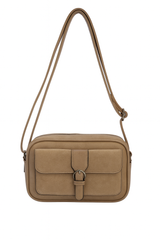 Crossbody taske med spænde front 24x7x15cm