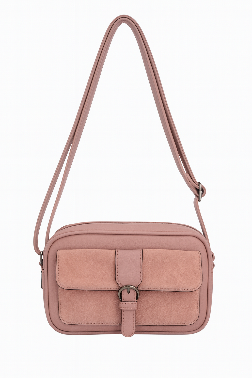 Crossbody taske med spænde front 24x7x15cm