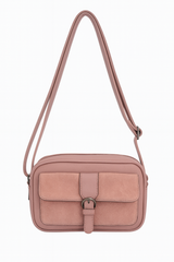 Crossbody taske med spænde front 24x7x15cm