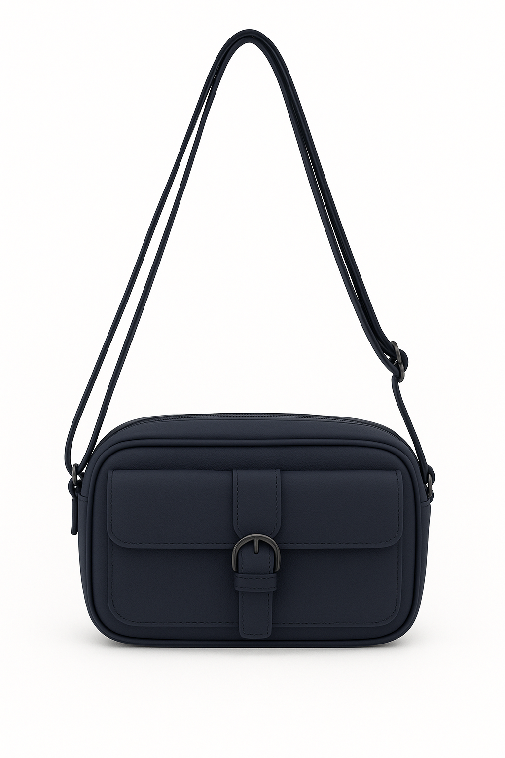 Crossbody taske med spænde front 24x7x15cm