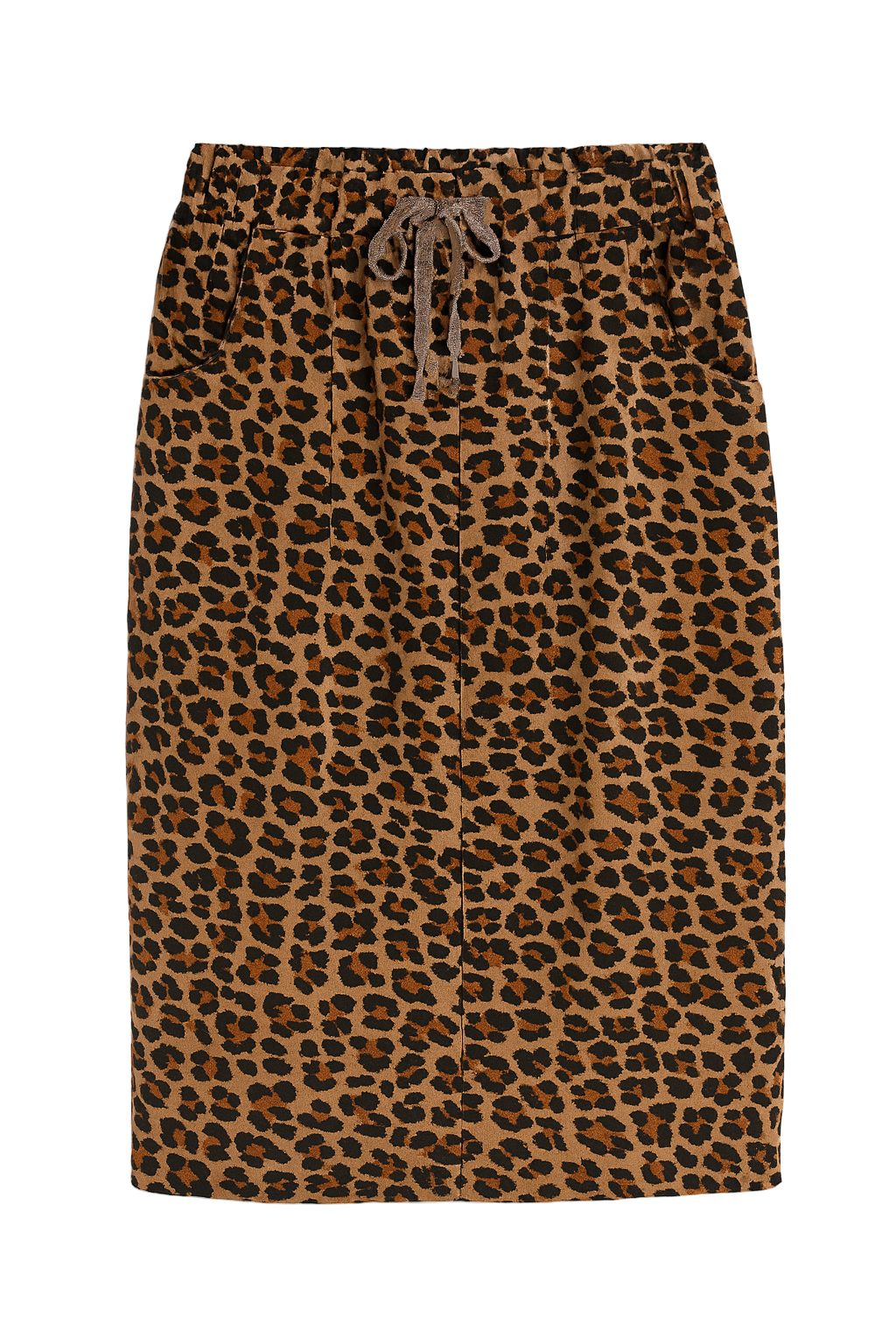 Mirakel maxinederdel med leopard print - Ingen returret