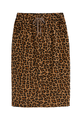 Mirakel maxinederdel med leopard print - Ingen returret