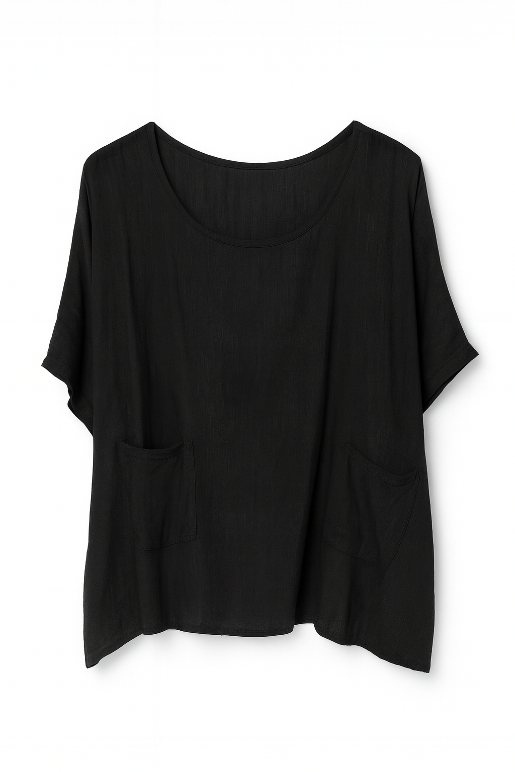 Oversize bluse med lommer - Brystmål 160cm