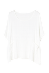 Oversize bluse med lommer - Brystmål 160cm