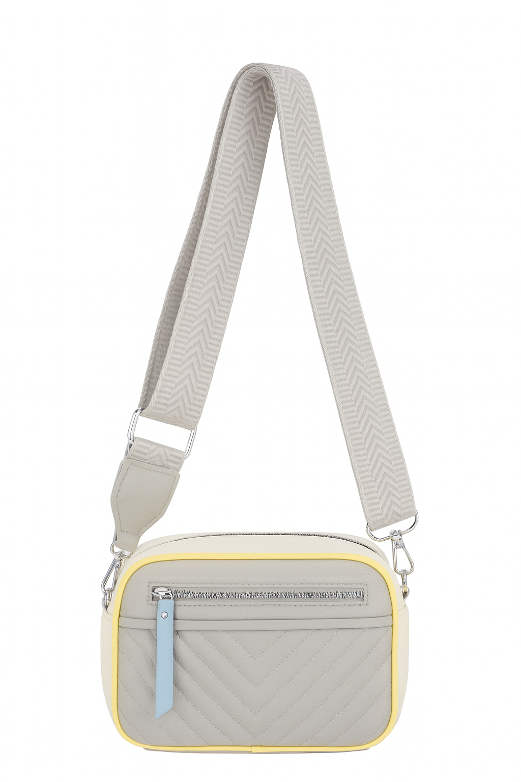 Color block crossbody taske 24x8x18cm - Ingen returret