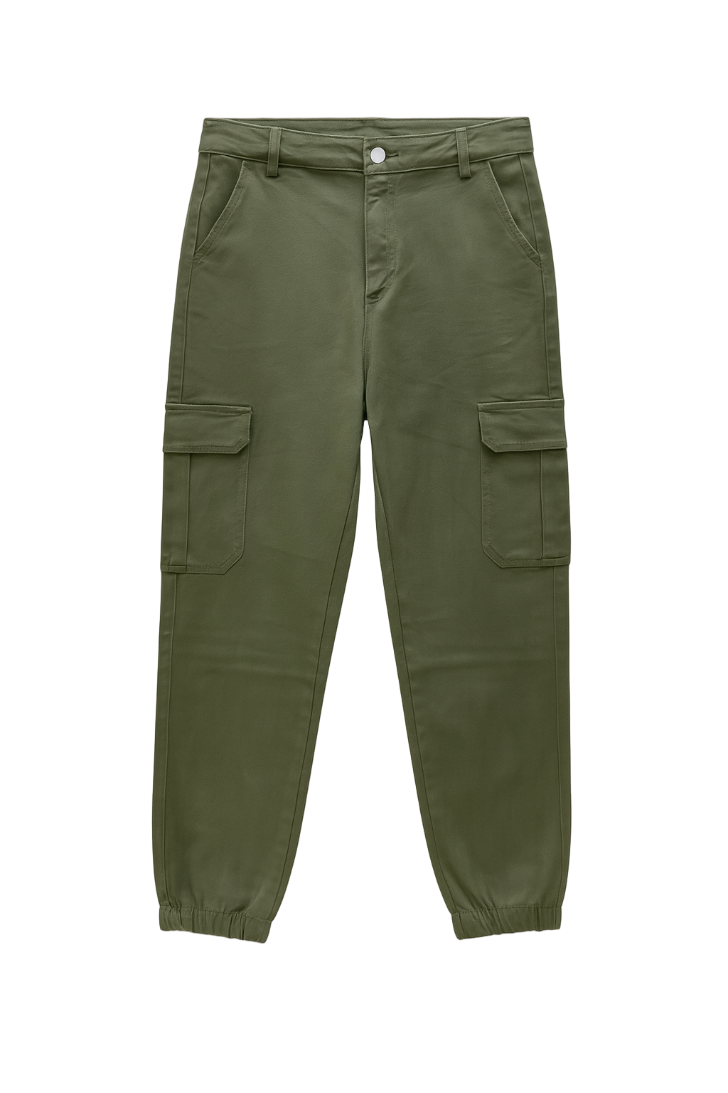 Cargo jeans med elastik plus size