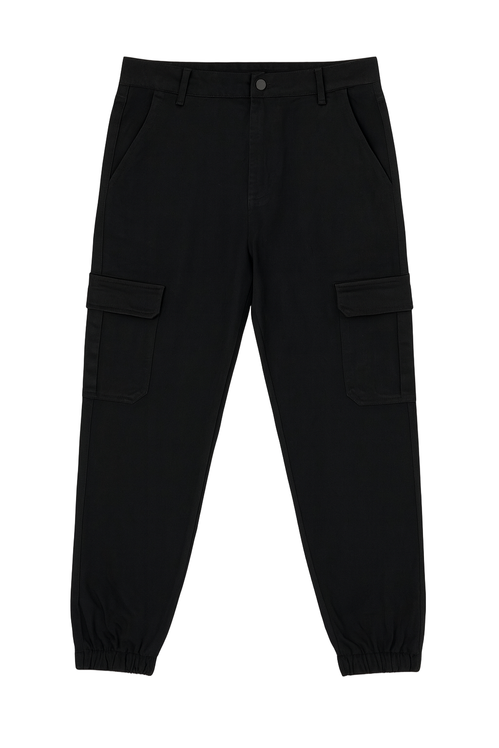 Cargo jeans med elastik plus size