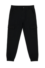 Cargo jeans med elastik plus size