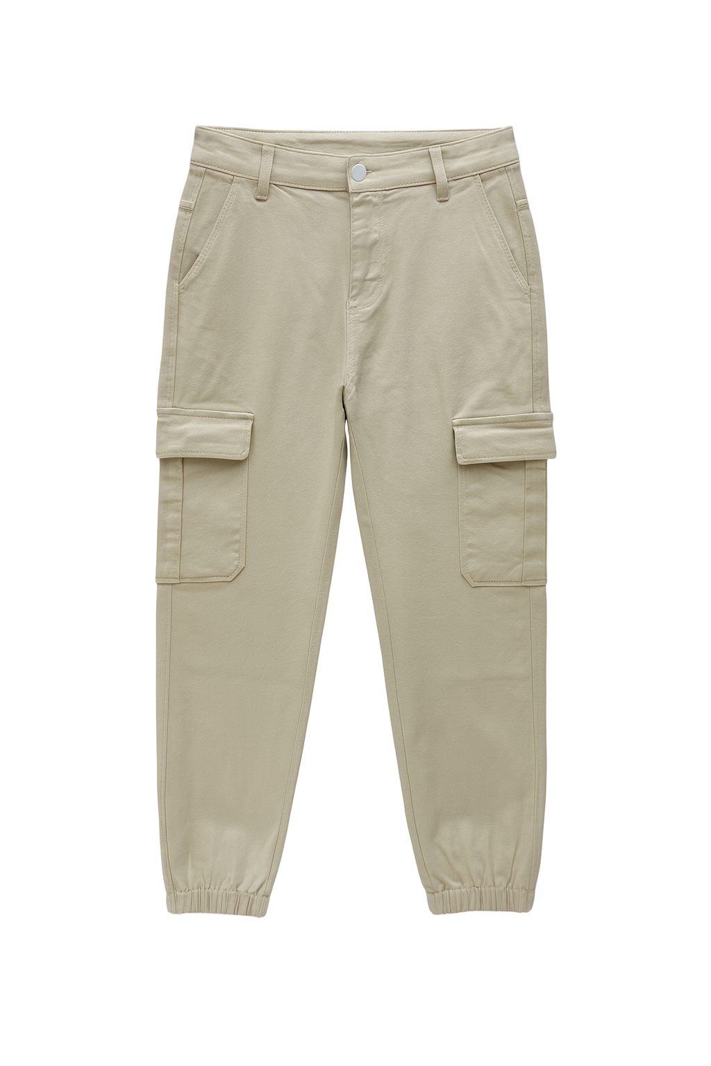 Cargo jeans med elastik plus size