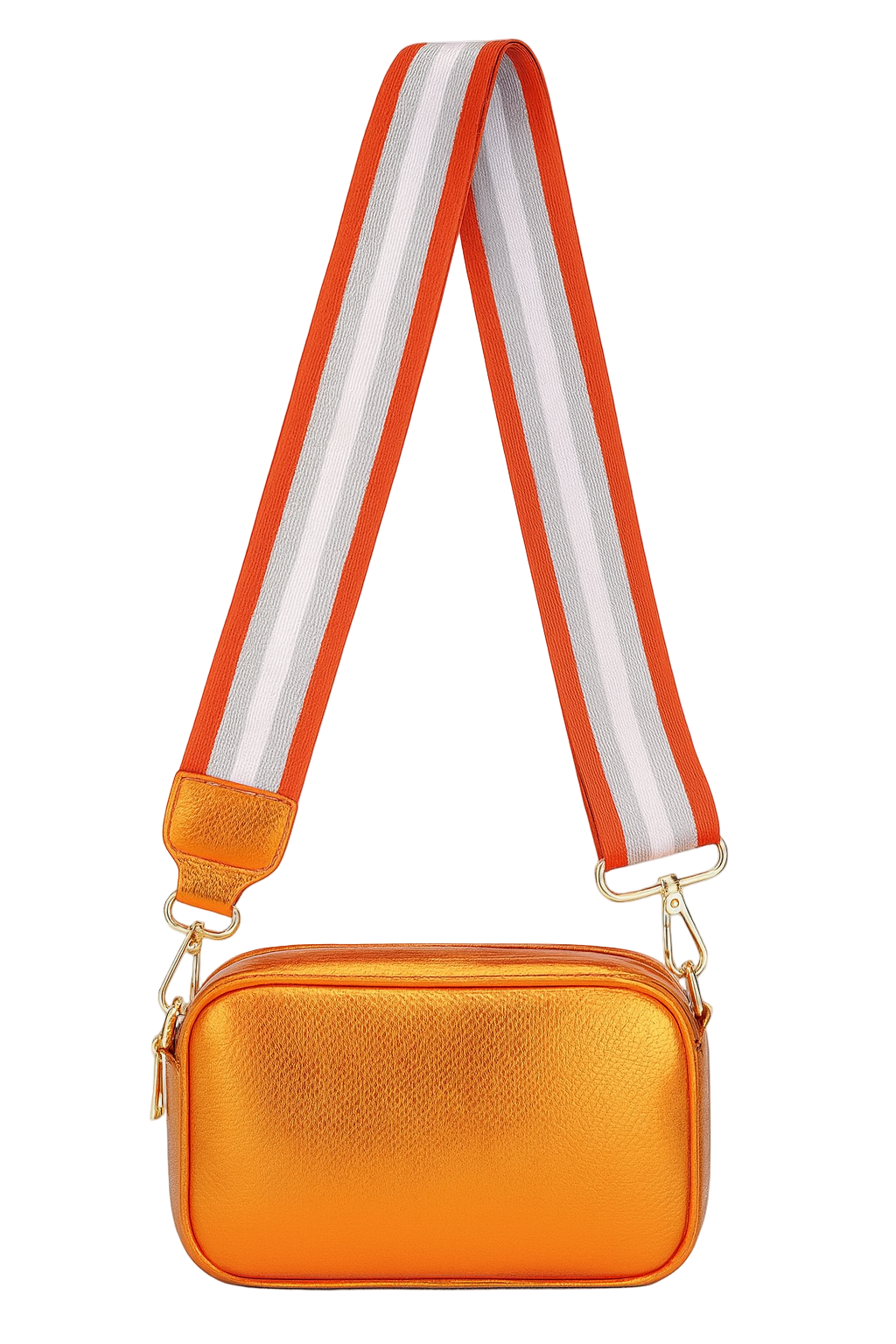 Taske med Taskestrop Metallic  L22 x H15 cm