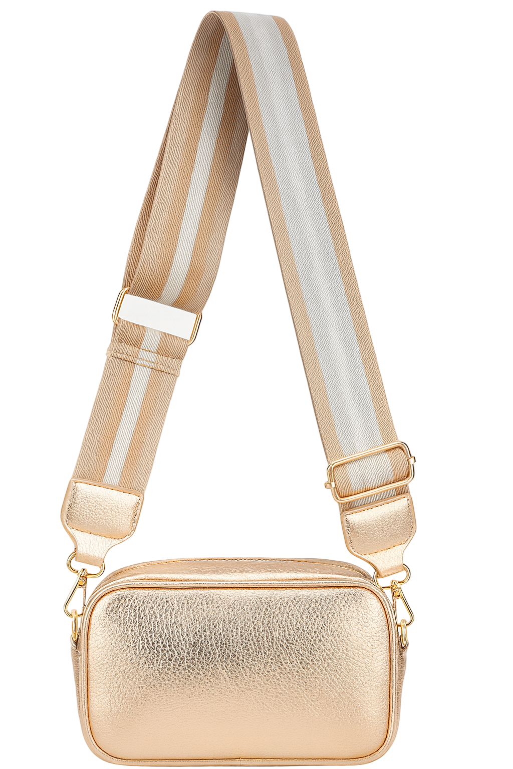 Taske med Taskestrop Metallic  L22 x H15 cm