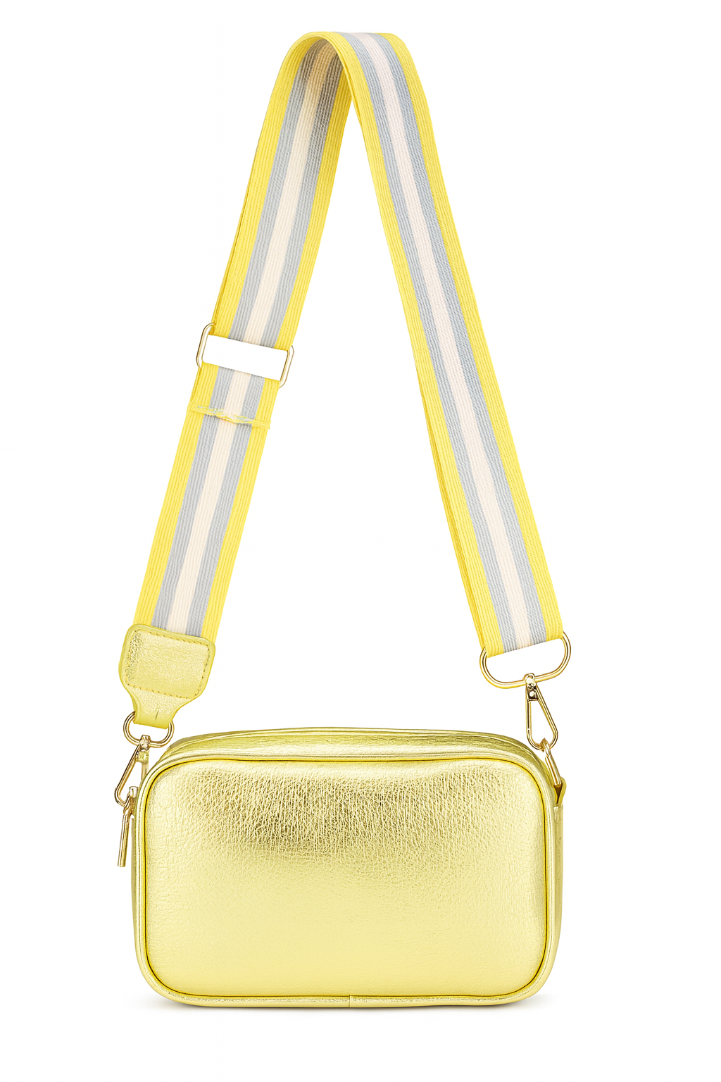 Taske med Taskestrop Metallic  L22 x H15 cm
