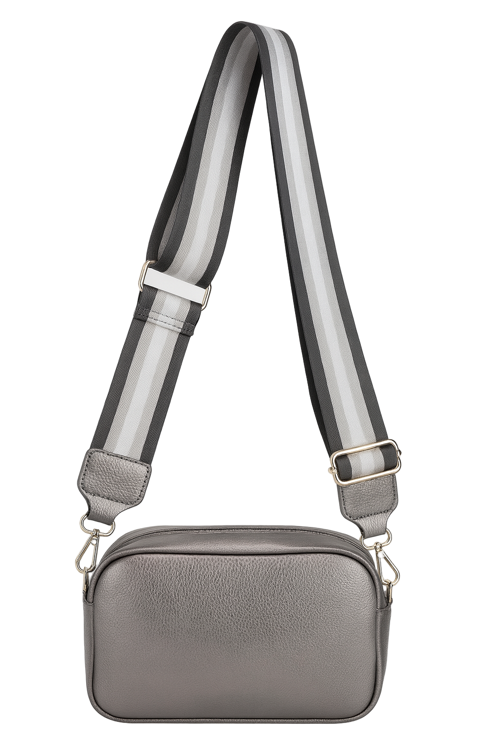 Taske med Taskestrop Metallic  L22 x H15 cm