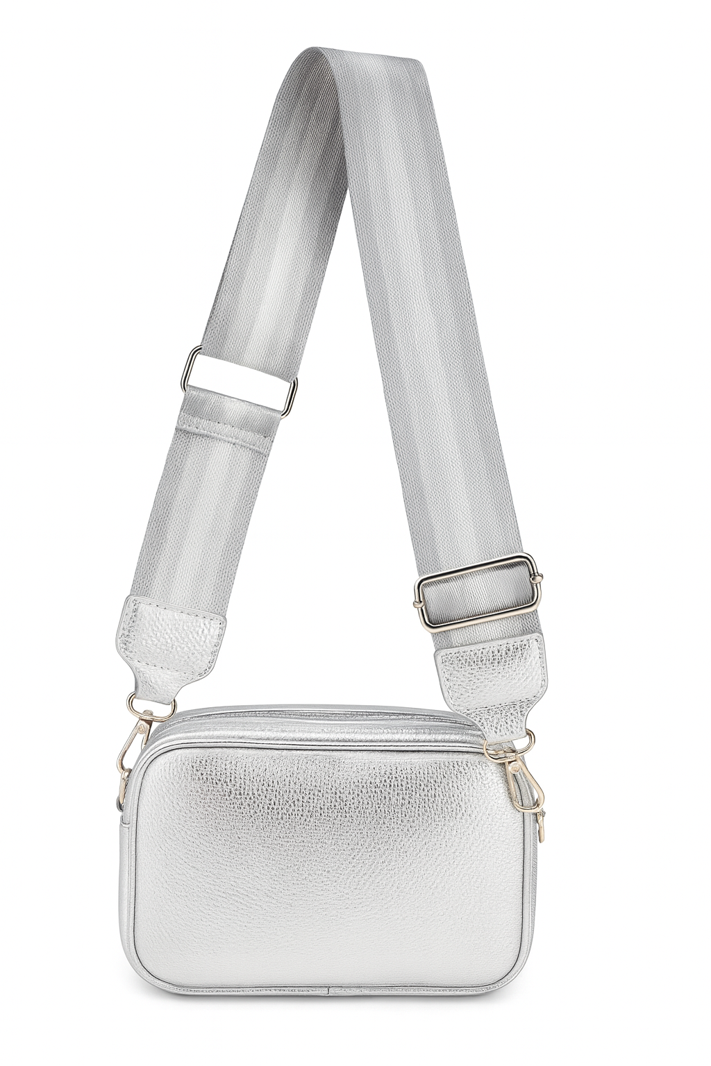 Taske med Taskestrop Metallic  L22 x H15 cm