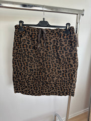 Mirakelnederdel med leopard print