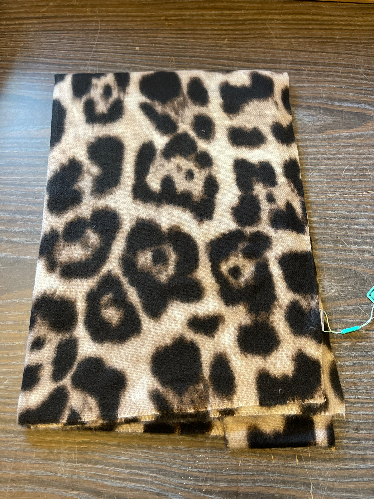 Leopard halstørklæde taupe