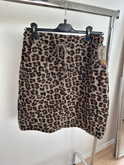 Mirakelnederdel med leopard print