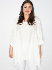 Oversize bluse med læg - ITFEB25