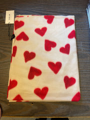 Halstørklæde med hjerter