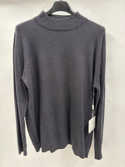 Højhalset Ensfarvet Bluse - Brystmål 120cm