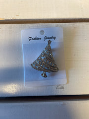 Bling broche juletræ by Krone 1