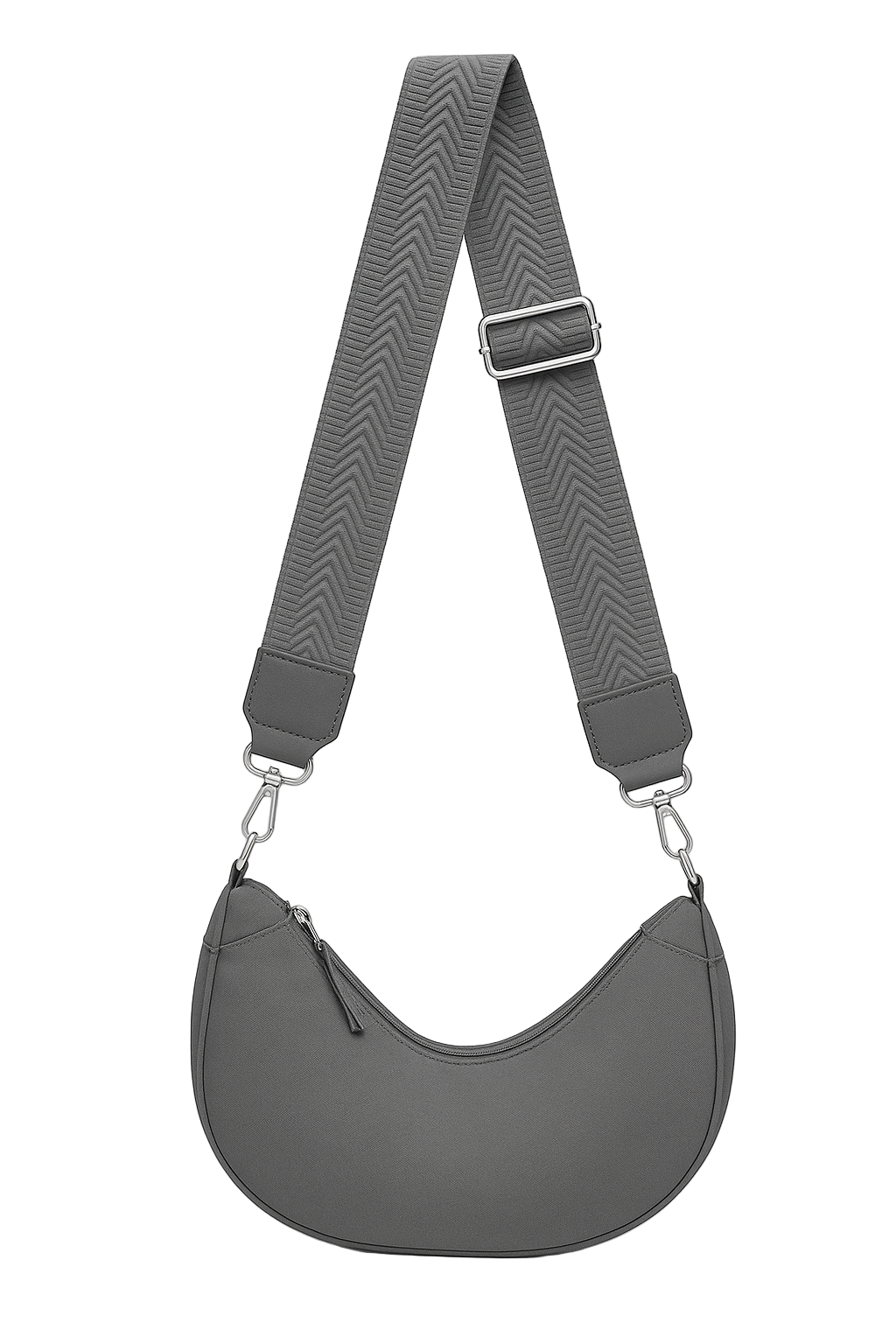 Nylon slouchy taske 35x9x18cm