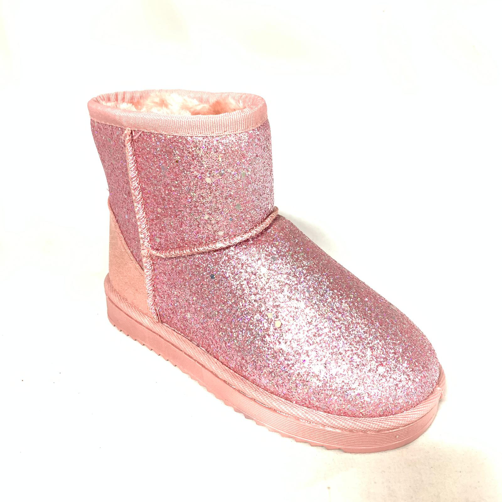 Børne bamse støvler med glitter - ITNOV24 by Krone 1